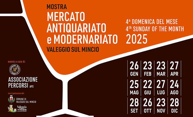 Der Antiquitätenmarkt 2025 in Valeggio sul Mincio - Golf Hotel am Gardasee